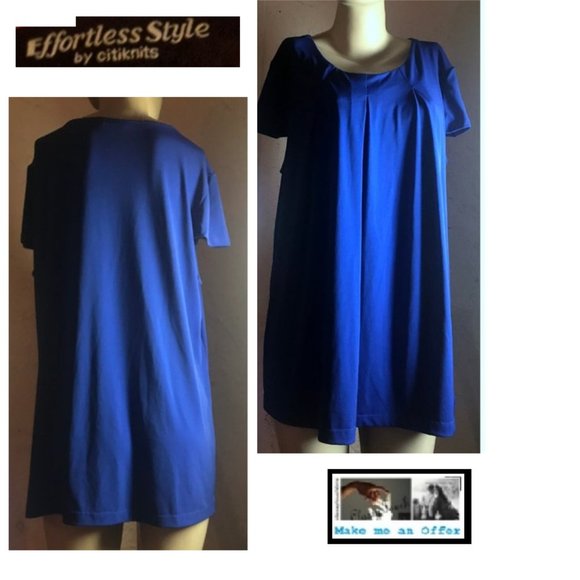 Effortless Style By Citiknits New Navy Top XL - Picture 1 of 7